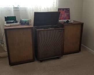 Columbia console record player 