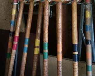Vintage croquet set