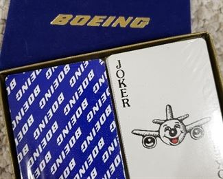 Boeing playing cards, in wrapper