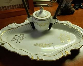 Antique inkwell