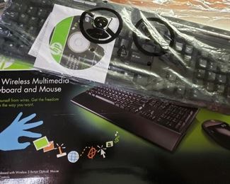 NEW HP wireless keyboard/mouse