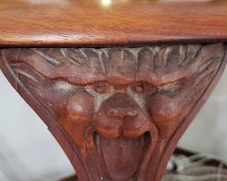 Detail of entry table