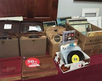 records, 78s, 33s, 45s