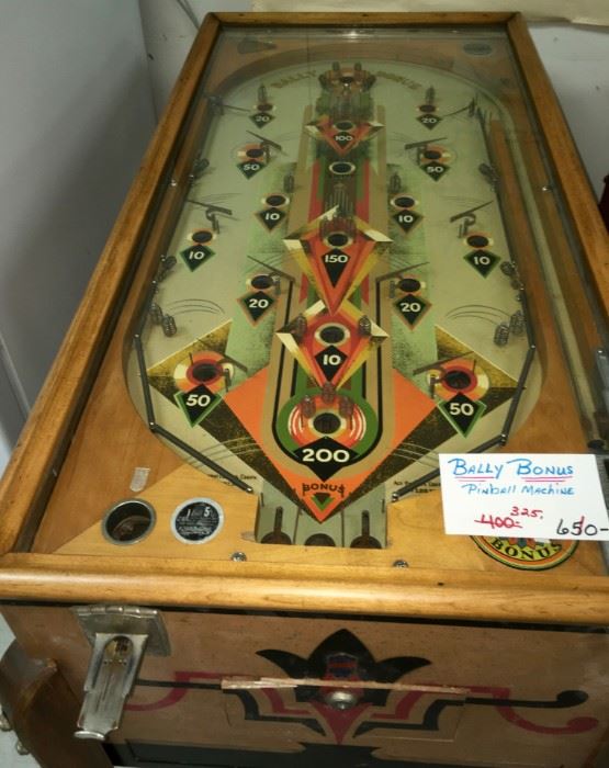 Bally Bonus pinball machine