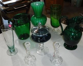 Glassware green