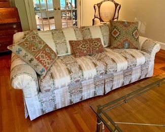 Pair of Upholstered Sherrill sofas