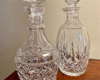 Crystal decanters