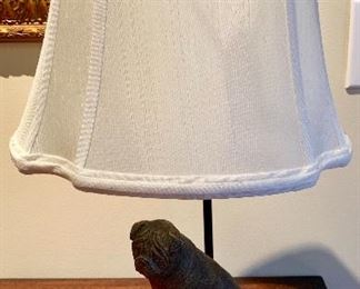 Vintage Bull Dog Lamp