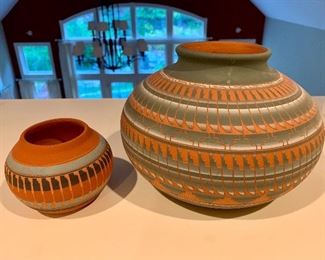 Navajo pottery - Vera and Jeff Begay