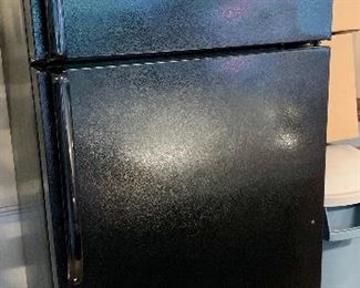 Black refrigerator