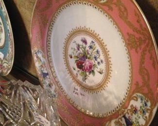 One of several plates - Collection Sevres (inspired by 18th Century Sevres porcelain)