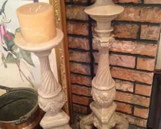 Tall candle holders