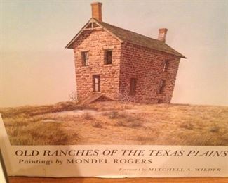 Coffee table book of old Texas ranches