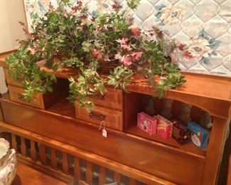 Bookcase/storage/headboard for a full bed