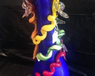 Brilliant colored vase
