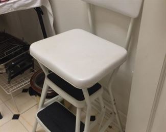 Vintage fold-out stool