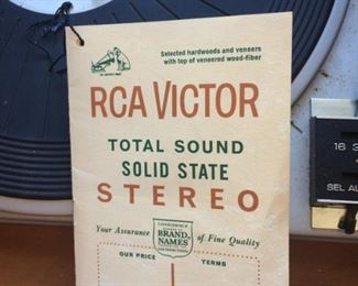 RCA Victor "Total Sound Solid State Stereo"
