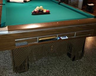 Brunswick 3Pc Slate top Pool Table