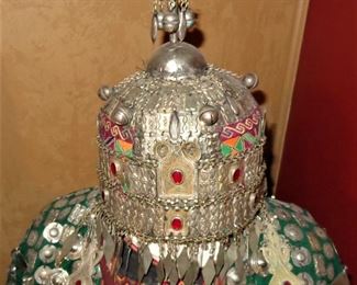 Amazing Bedouin bridal headdress