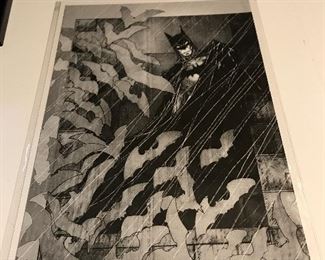  Unframed   Print  of Batman by James Campbell 2018