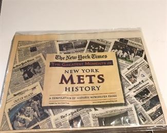 The New York Times presents The greatest moments in New York Mets history.  A compilation of Historic newspaper pages 2009