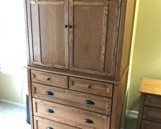  Cherry armoire which is part of a four piece matching Bedroom Set