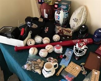 More sports memorabilia and collectibles