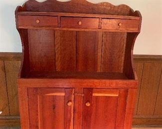 Available for Pre-Sell - Antique Step Back Hutch