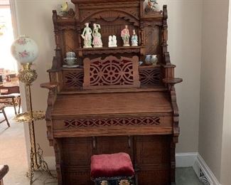 Available for Pre-Sell - Antique Solid Wood pump Organ