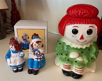 Vintage McCoy Raggedy Ann Cookie Jar
