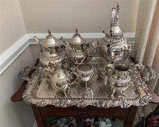 Silver plate Tea Service