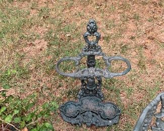 Vintage Cast Iron Umbrella Stand