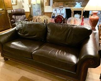 Broyhill Leather Sofa