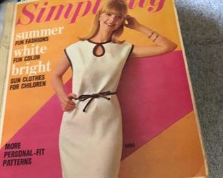 Large vintage Simplicity pattern book