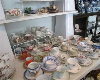 beautiful teacups and demi tasses