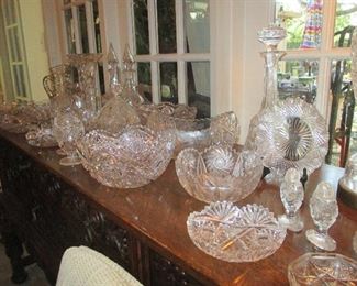 American Brilliant cut crystal