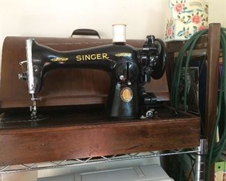 sewing machines and serger and tons of notions and fabric and yarn and.......