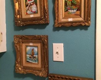 framed enamels