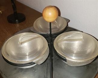 Cool vintage serving tray.