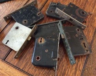 Antique door locks