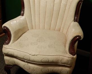 ANTIQUE FAN BACK CHAIR