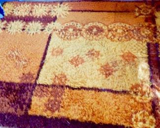 MID CENTURY RUG--HAVE SEVERAL