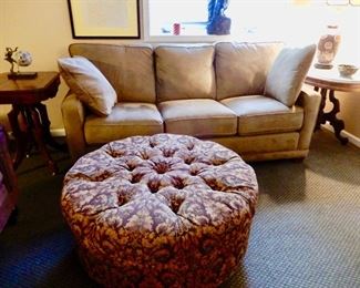 GREAT COUCH AND OTTOMAN--SO COMFY