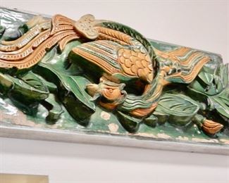 A VERY LARGE AND ANTIQUE 3 PIECES OF THIS WONDERFUL ART