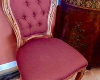 FOUR FABULOUS AND BELIEVE IT OR NOT, VERY COMFORTABLE CHAIRS . SOLD IN PAIRS OR ALL FOUR