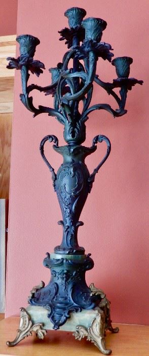 A PAIR OF THESE CANDELABRAS