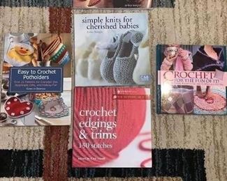 Hard cover Crochet & Knitting books