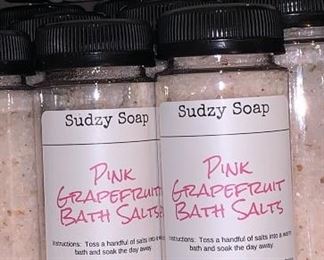 Sudzy Soap - Pink Grapefruit Bath Salts