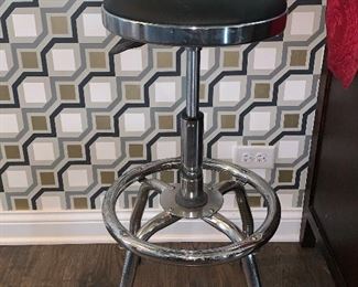 Chrome stool  