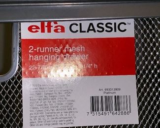 Lots of new Elfa Classic closet organizer -  